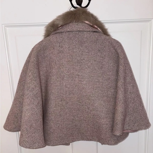 Monsoon Pink Cape Coat 18-24 Months - Picture 4 of 5